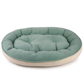 Sage pet bed cleanup on white background
