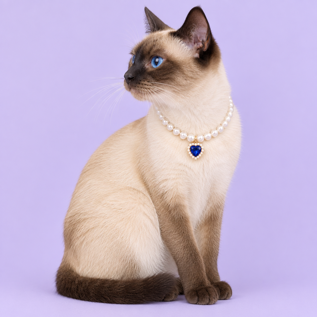 Seal-point Siamese sitting