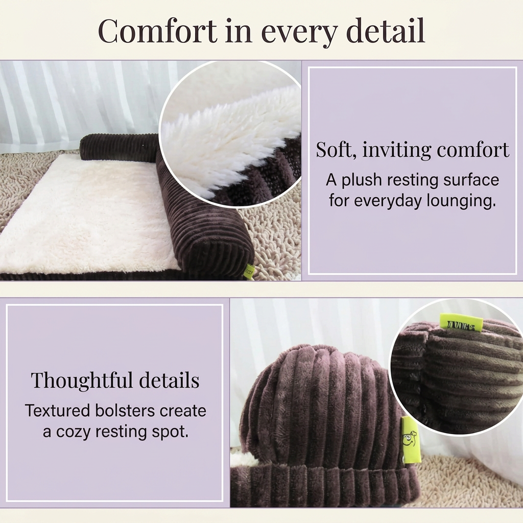 Second image redesigned to match the first image’s lavender-and-cream layout while preserving its photos
