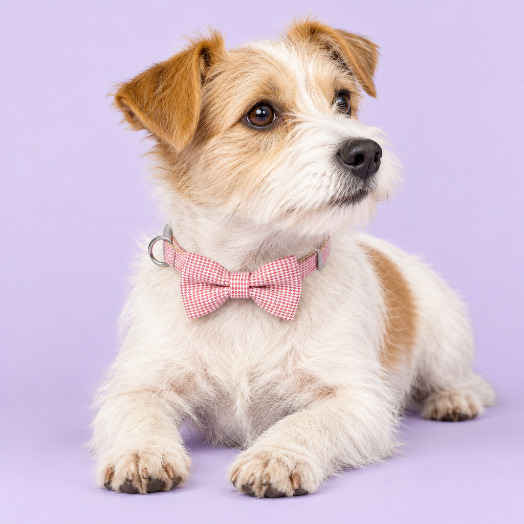 Small terrier lounging