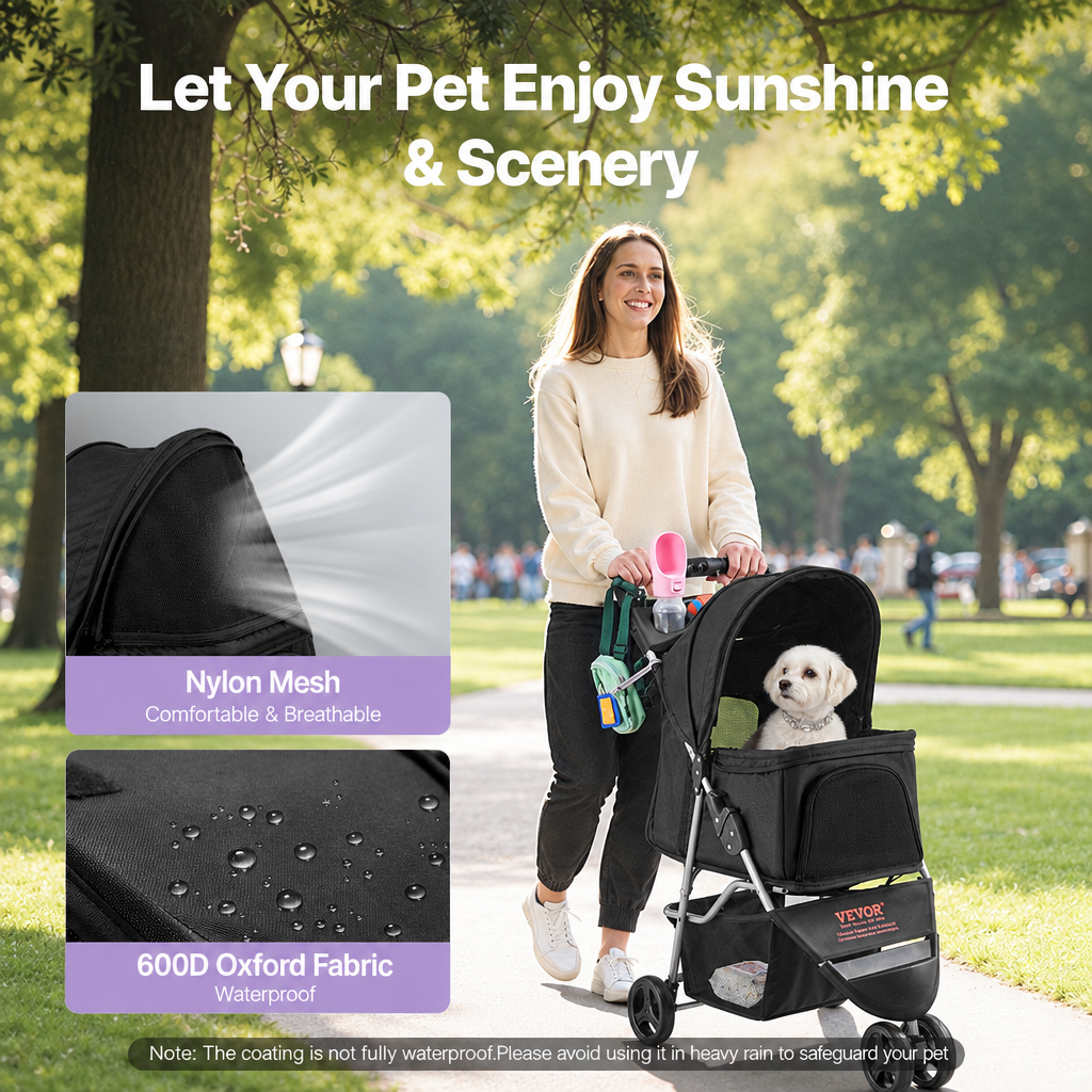 Square black stroller graphic