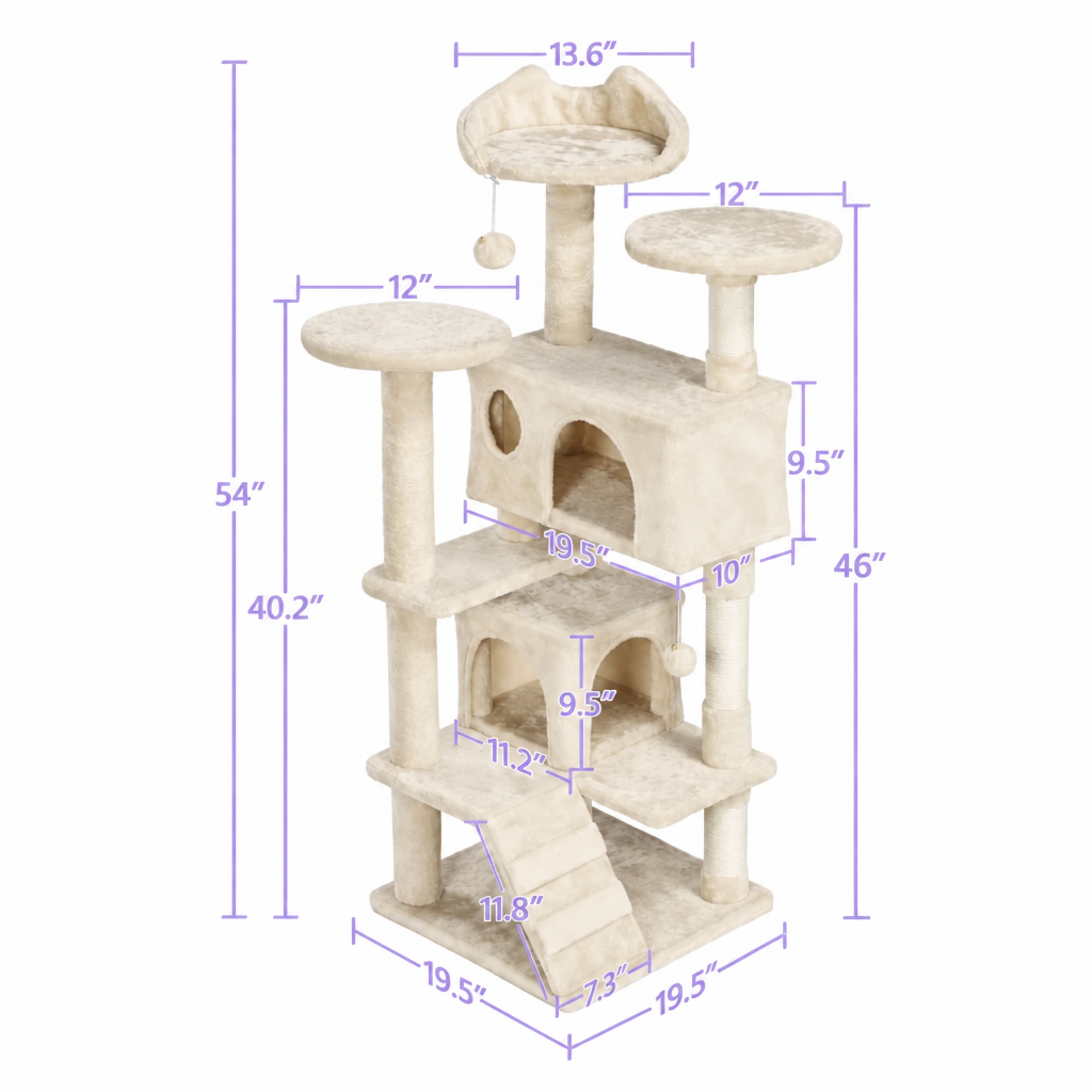 Square dimensions infographic