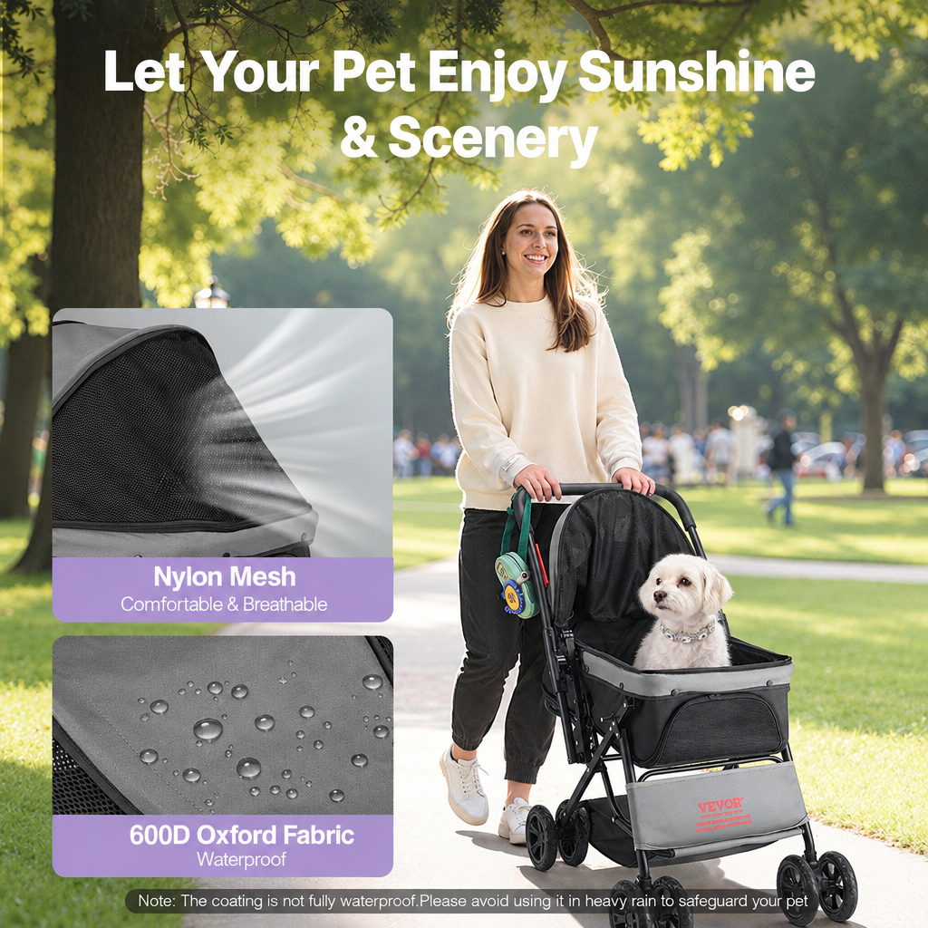 Square gray-and-black stroller graphic