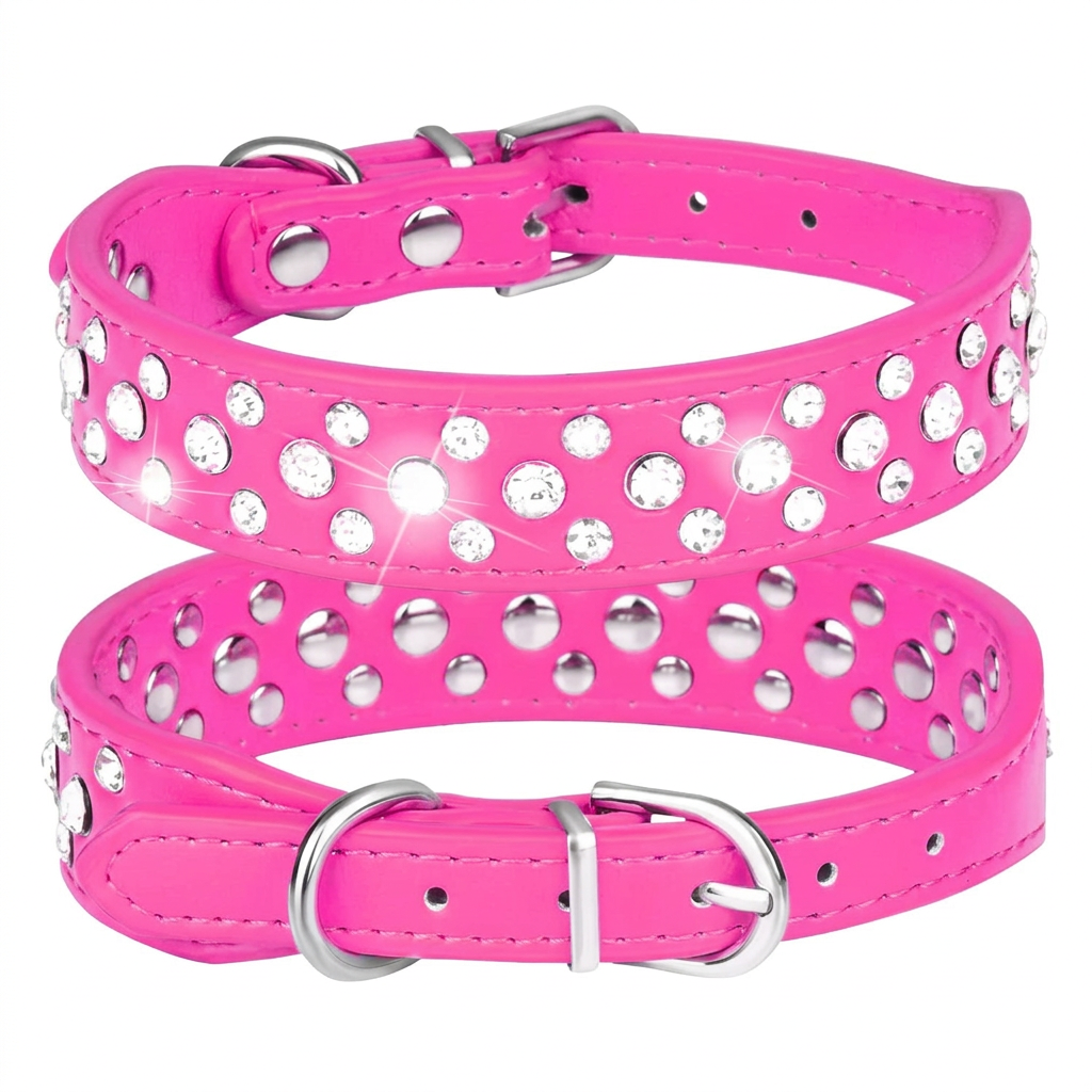 Square hot pink collar image