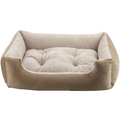 Square pet bed image on a white background